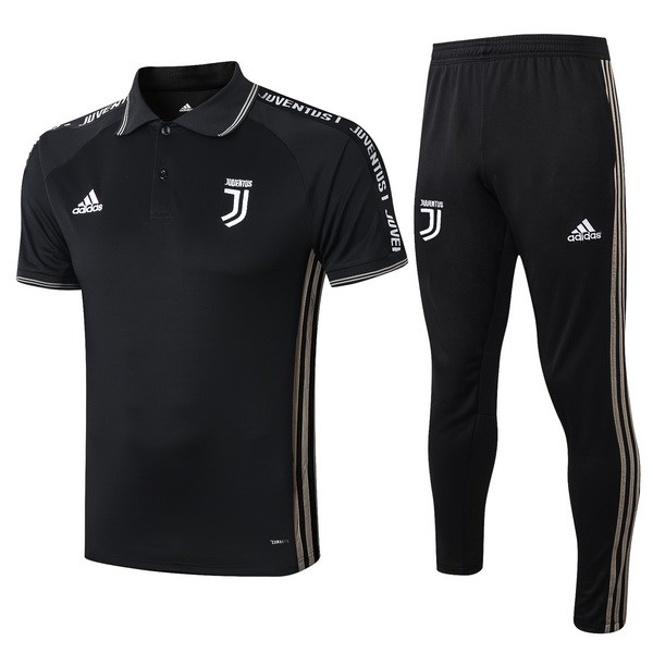 Polo Conjunto Completo Juventus 2019-2020 Amarillo Negro